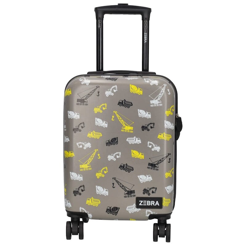Zebra Trend Kinderkoffer Grijs