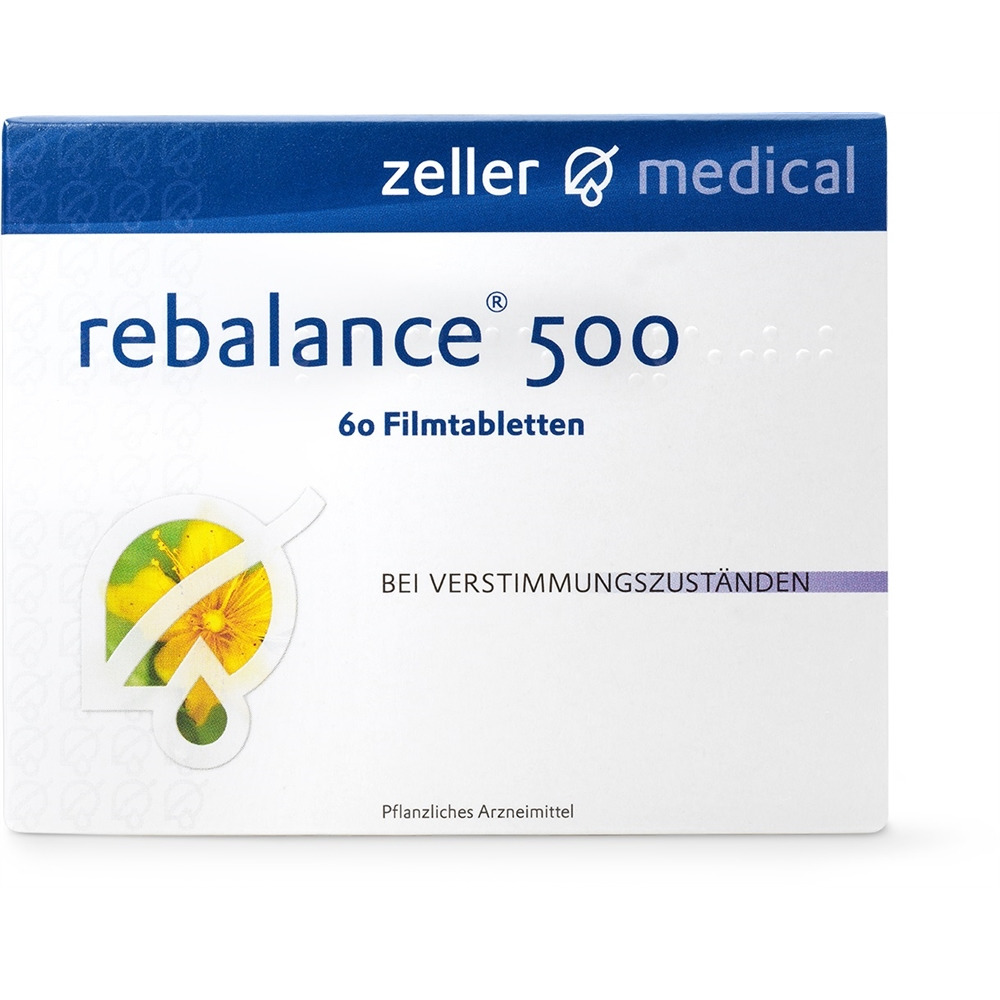 REBALANCE Filmtabl 500 mg Blist 60 Stk<br>60 Stück, Blister, Filmtablette