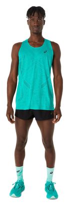 Débardeur Asics Metarun Bleu Homme