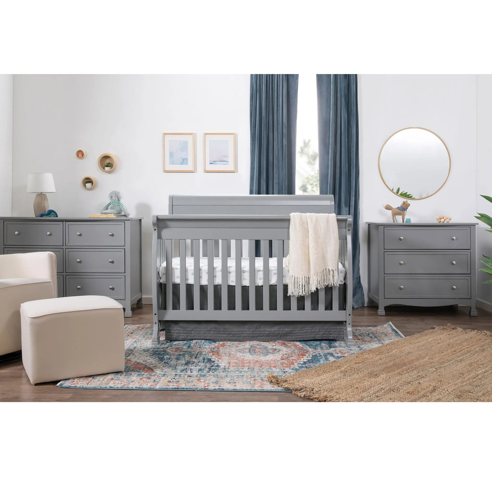 DaVinci Couchette Convertible 4-en-1 Kalani - Gris