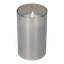 Kubbelys med flamme som flakker LED 3 deler 10/12,5/15 cm