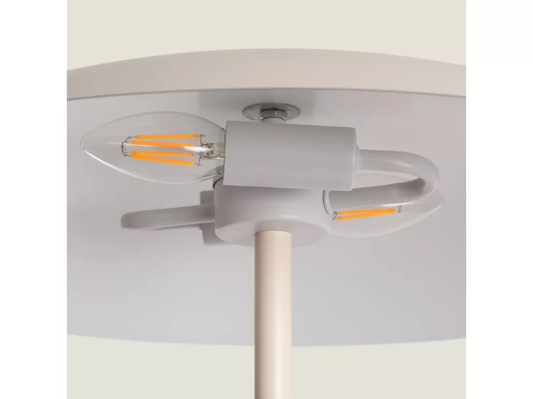 Lampadaire Métal Irmah Beige