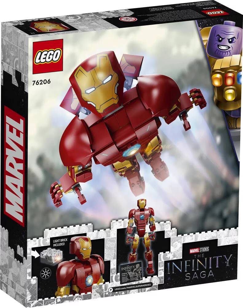 LEGO® MARVEL SUPER HEROES™ - 76206 - L’ARMURE ARTICULEE D’IRON MAN