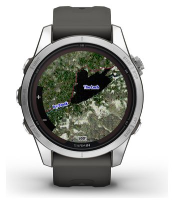Montre de Sport Garmin fēnix 7S Pro Solar Edition Argent Gris