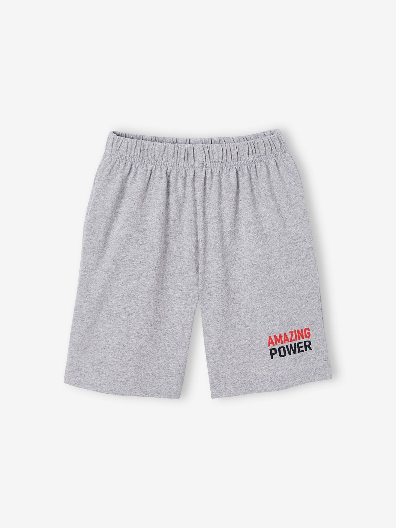 Pijama cinza escuro infantil do Homem-Aranha da Marvel® com shorts.