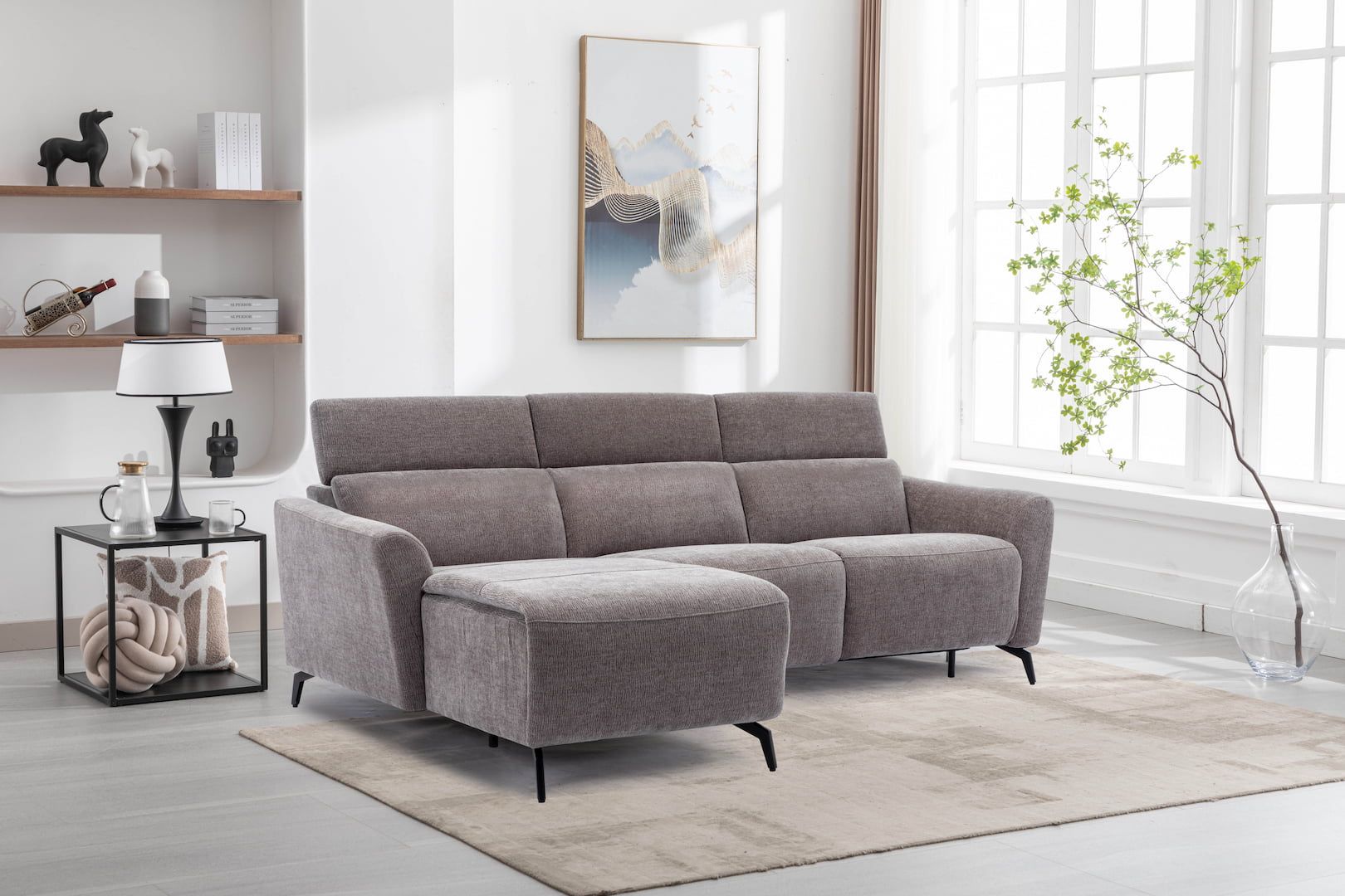 OPTI LIVING Ecksofa Madlen