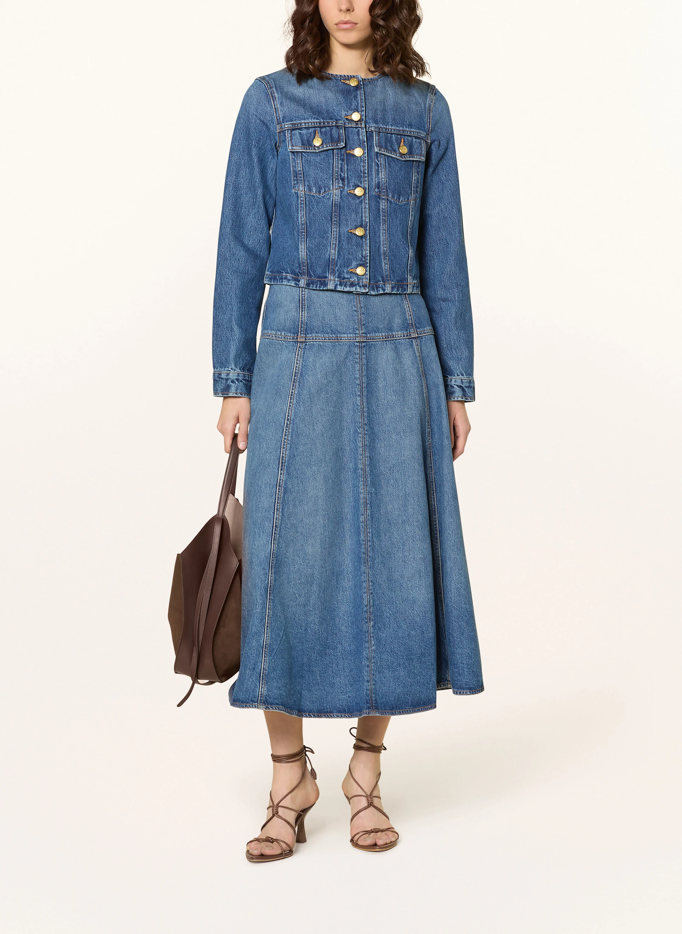 ULLA JOHNSON Jeansrock THE BRIGETTE
