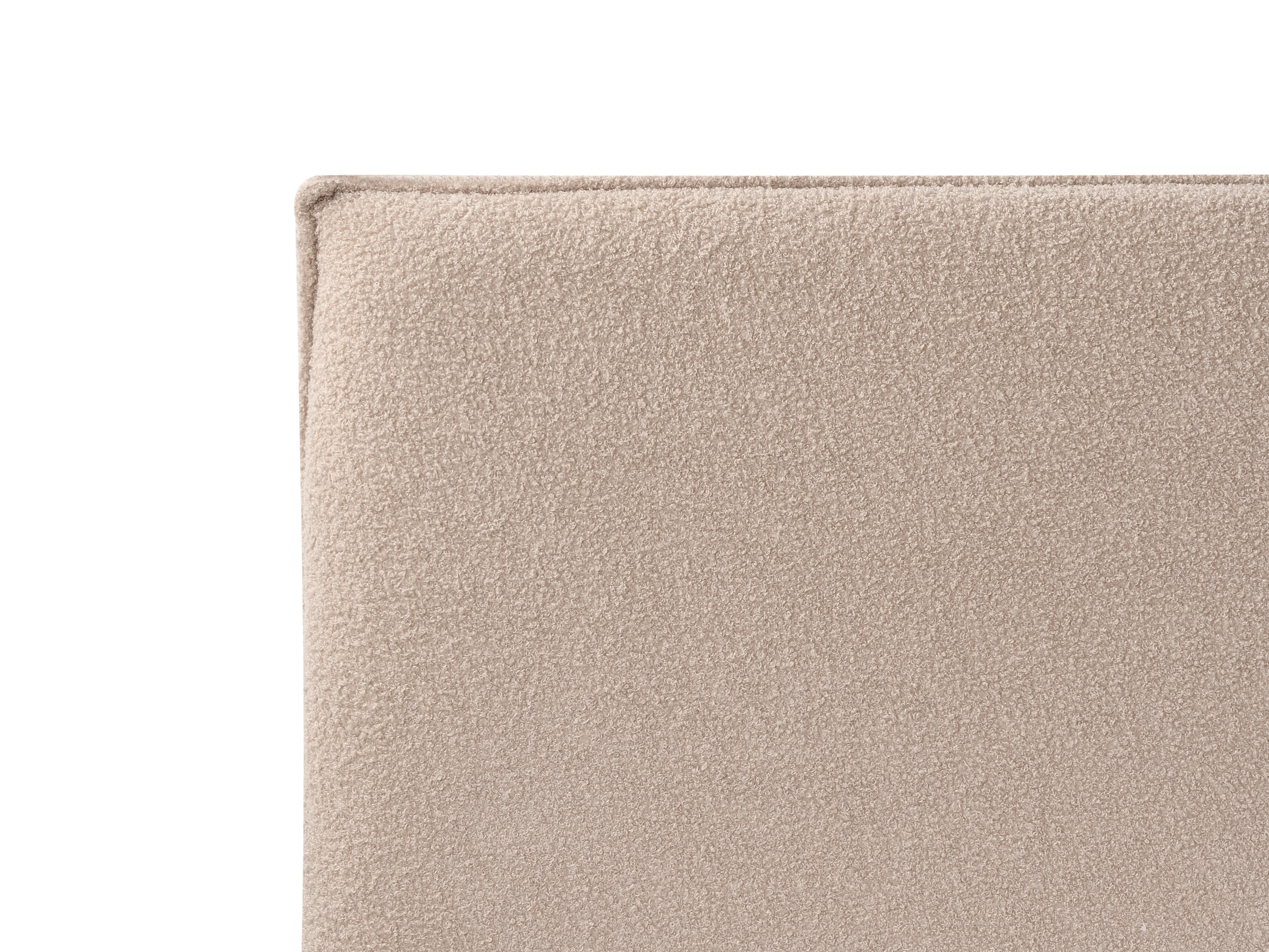 Bed met opbergruimte Bouclé LAVAUR 180 x 200 cm Taupe