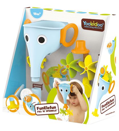 Yookidoo Bådeleget?j - FunEleFun Fill 'N' Sprinkle - Blå