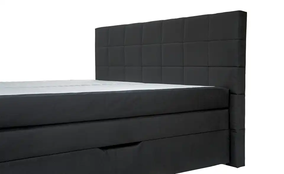 Boxspringbett Vito Schwarz ohne Fußteil