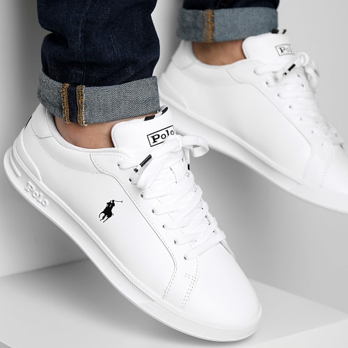 Baskets Heritage Court II Blanc Noir Blanc