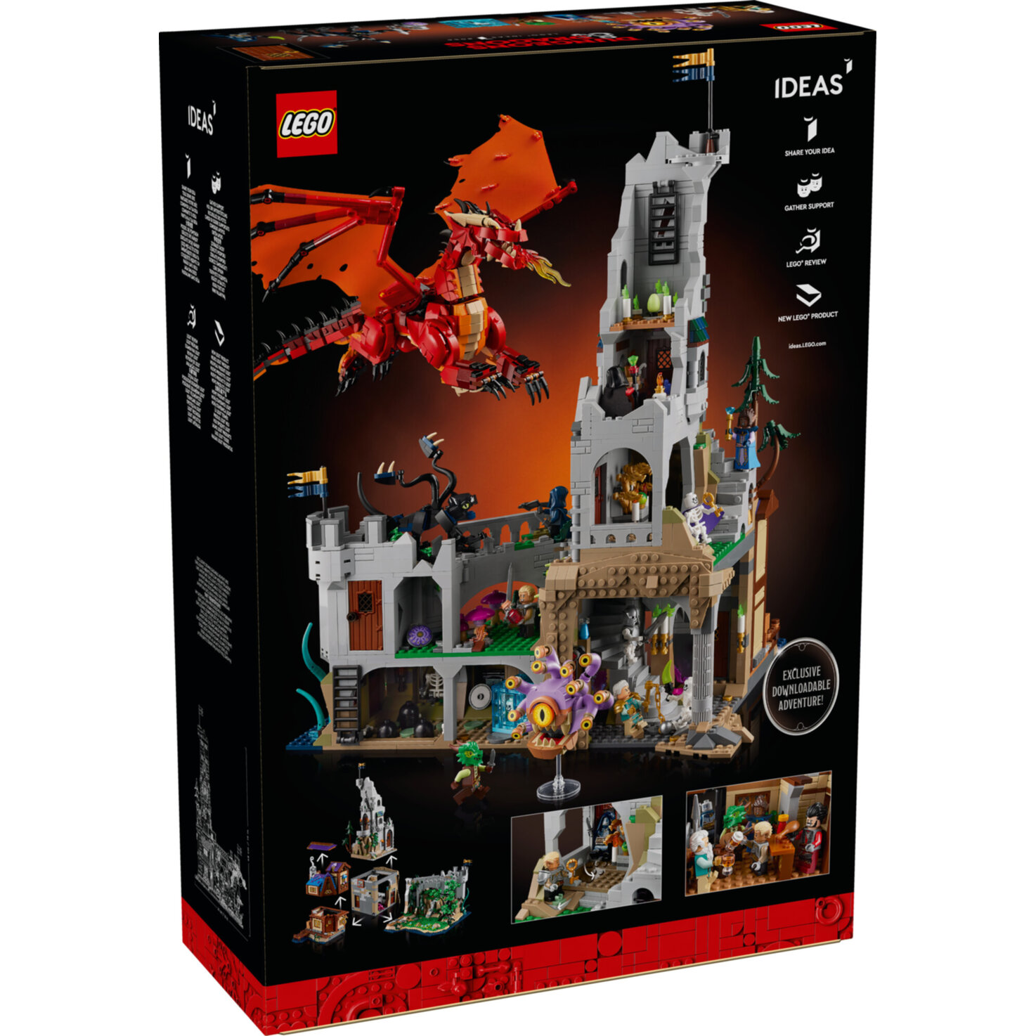 LEGO® Ideas 21348 Dungeons & Dragons: Die Sage vom Roten Drachen (LEGO® Rare Set)