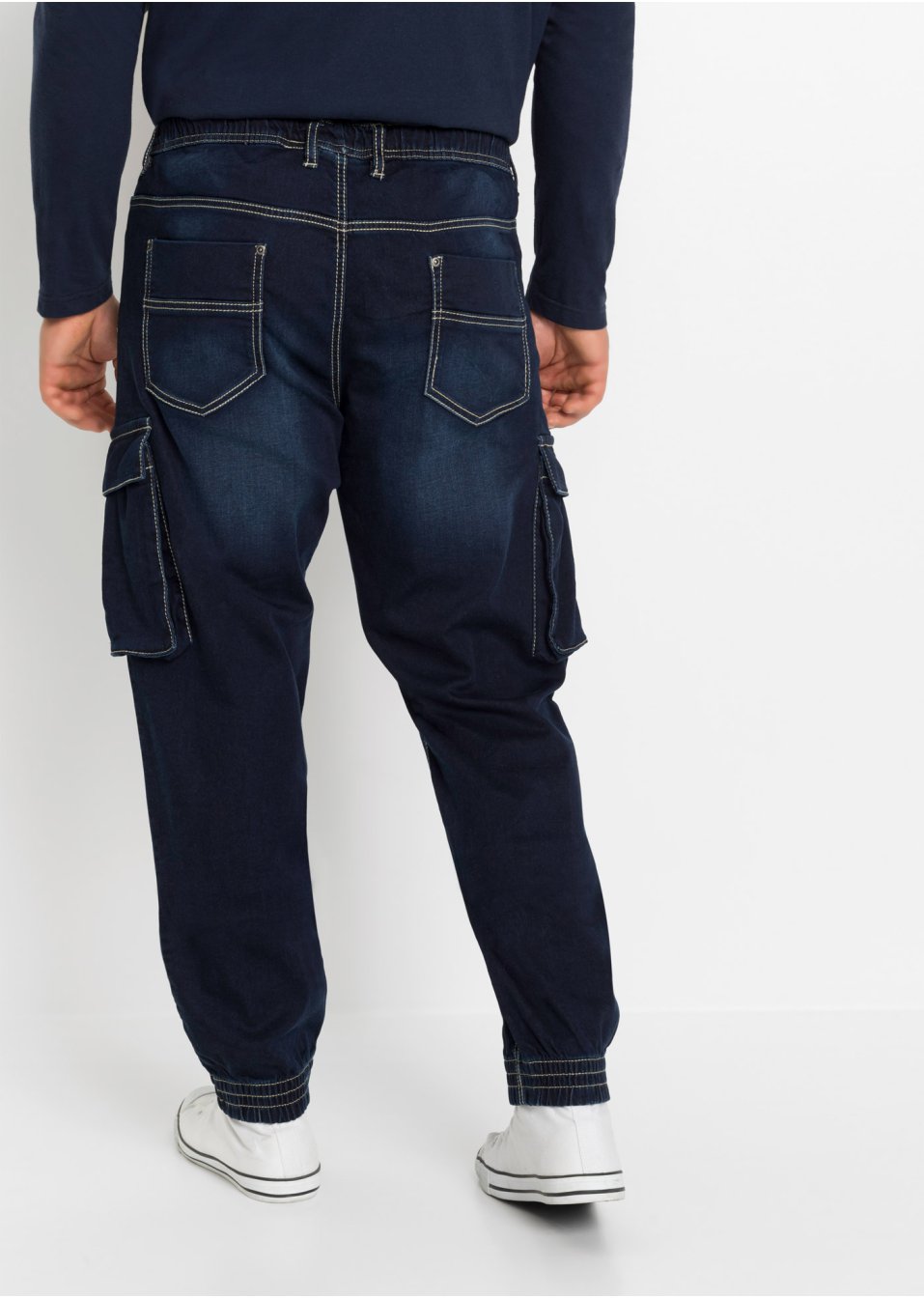 Jean Cargo Slim Fit Straight à enfiler