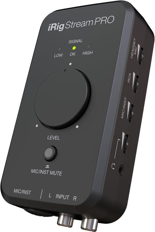 IK Multimedia - iRig Stream Pro - Audio-interface - Zwart