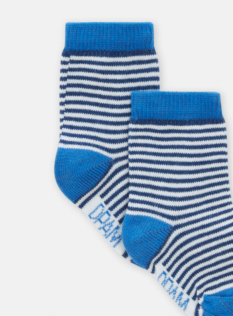 Chaussettes rayées pour bébé garçon
