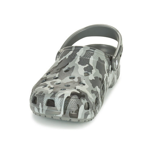 Crocs - CLASSIC PRINTED CAMO CLOG - Camouflage / Gris