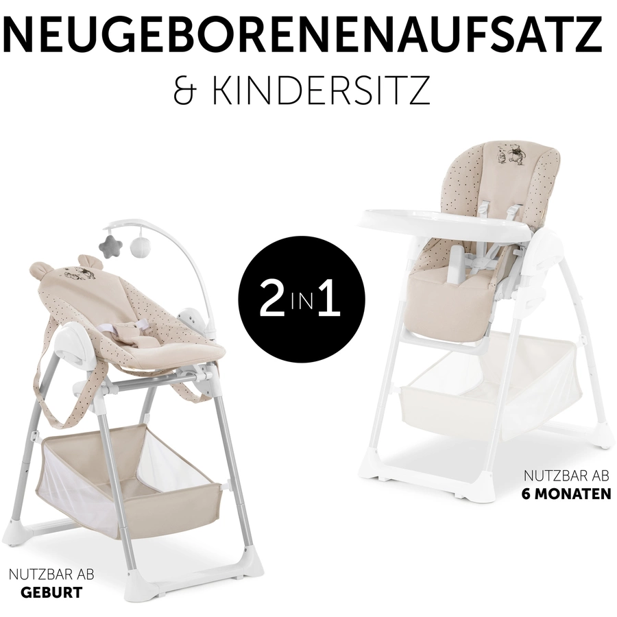 Hauck Hochstuhl Sit N Relax Winnie the Pooh Beige