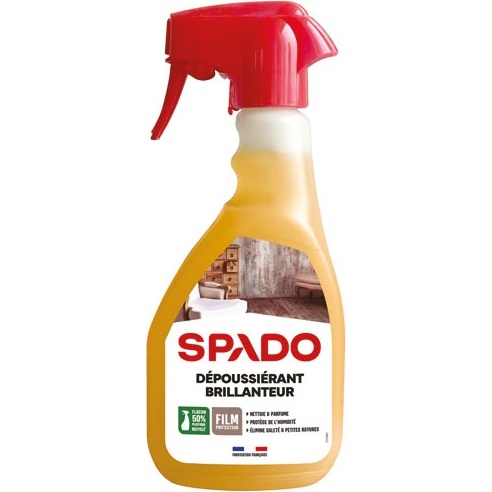 Nettoyant dépoussiérant brillanteur bois parfum orange 500 ml