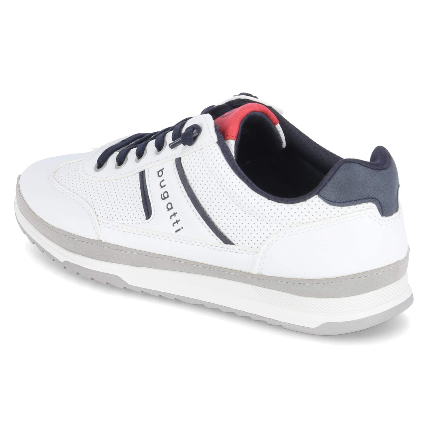 Bugatti Low Sneaker - white/ light grey