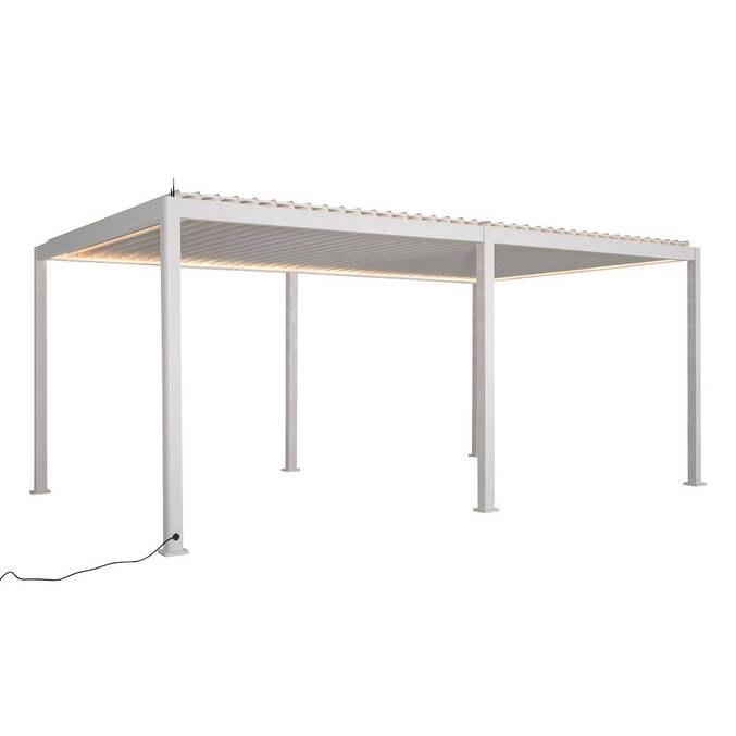 Pergola bioclimatique électrique EVORA Blanc