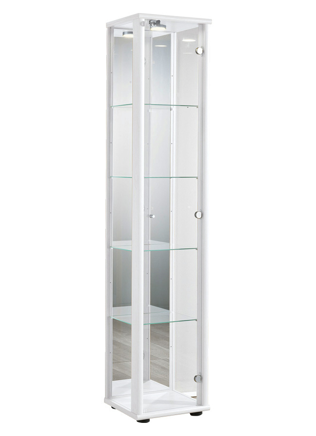 Vitrine, 1-türig, mit LED-Beleuchtung