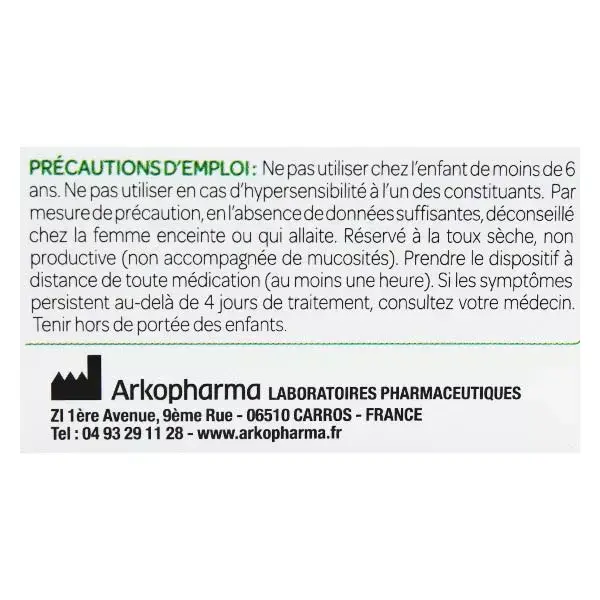 Pastilhas Arkopharma Activox para Dor de Garganta Sabor Limão, 24 unidades