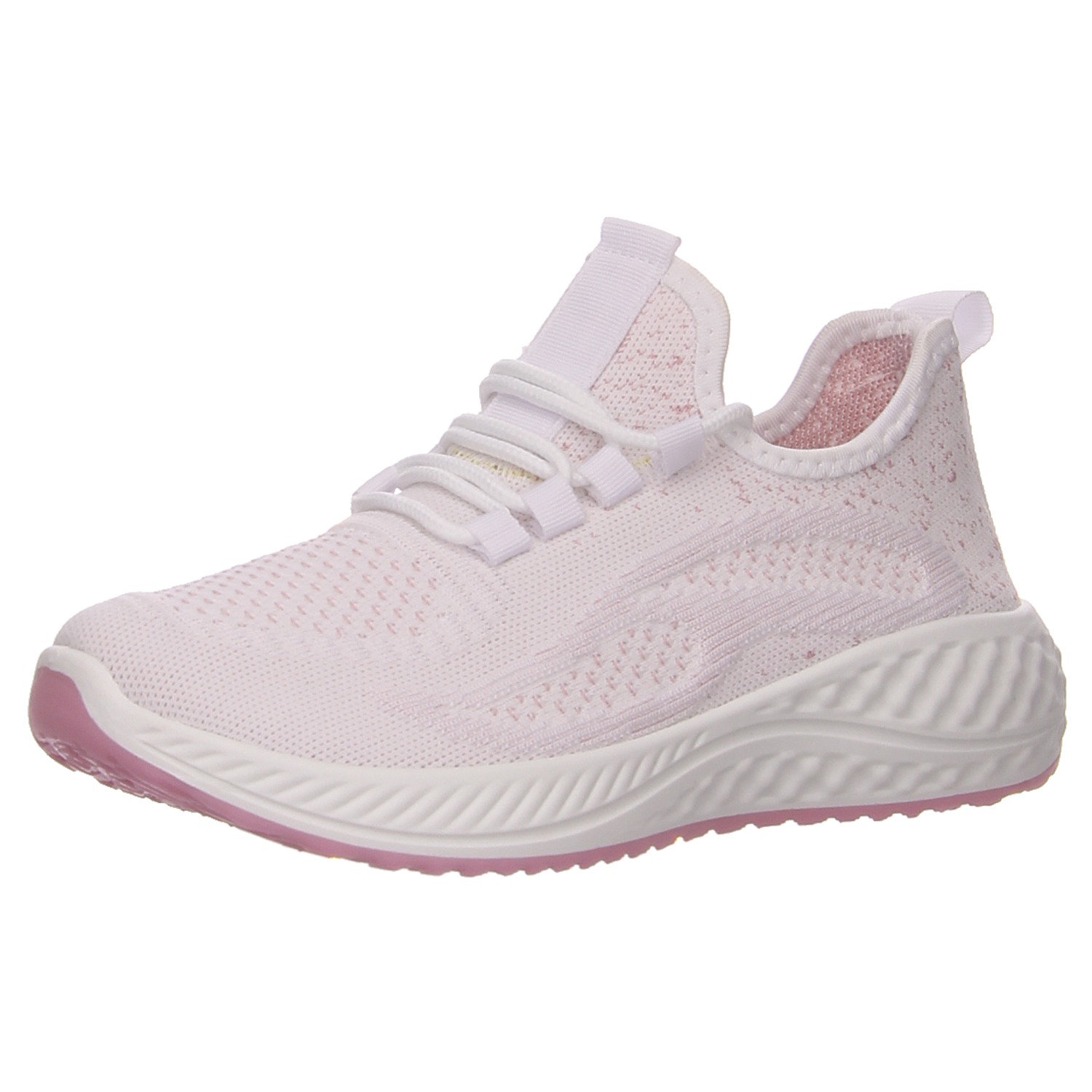 Scandi Sneaker weiß rosa weiss/weiss kombi