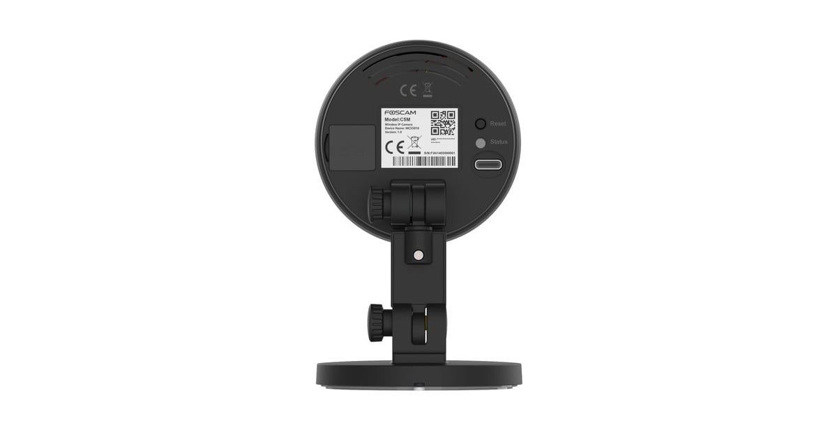FoscamC5M beveiligingscamera  (Zwart, 3K, 5MP, Dual-Band Wi-Fi)