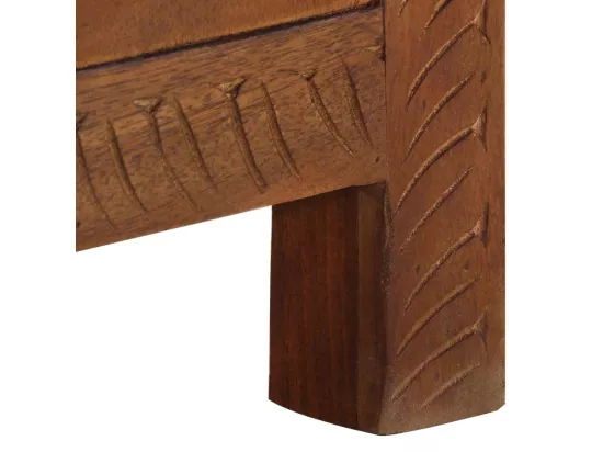 Boîte de rangement 110x30x40 Bois de manguier solide