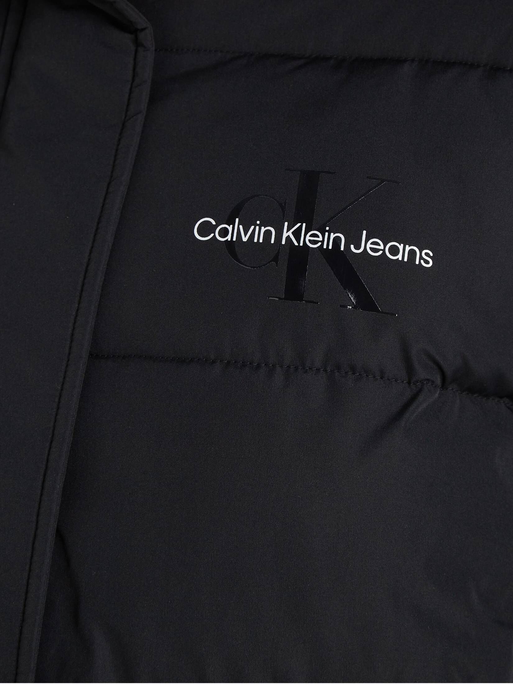 CALVIN KLEIN JEANS| Damen Steppjacke MONOLOGO NON DOWN SHORT PUFFER