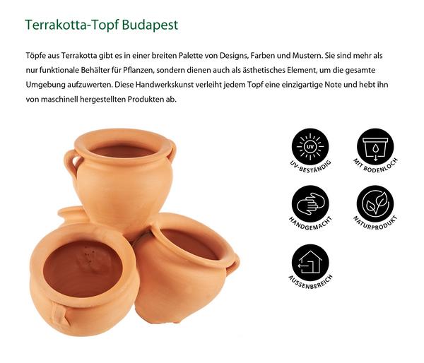 Dehner Terrakotta-Topf Budapest