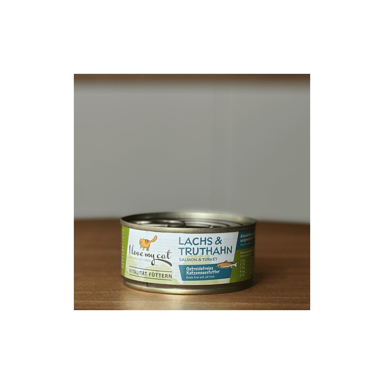 I love my cat Katzenfutter Nass mit Lachs und Truthahn - 100g
