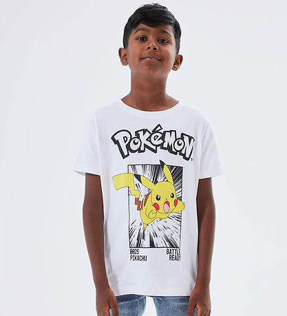Name It T-Shirt - NkmNoisi Pokémon - Noos - Bright White
