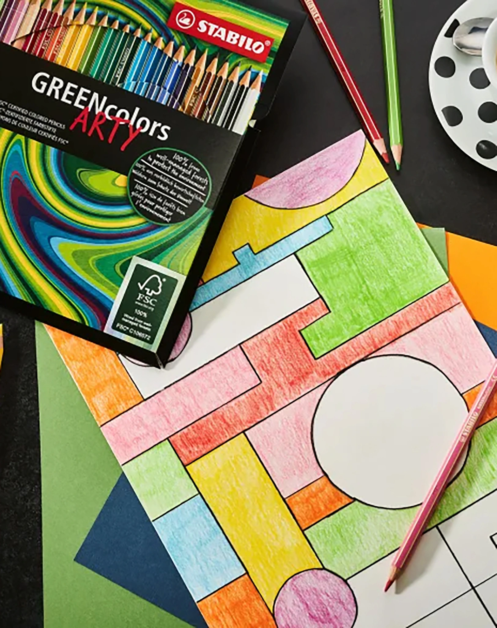 Buntstift STABILO® GREENcolors ARTY 24er-Pack