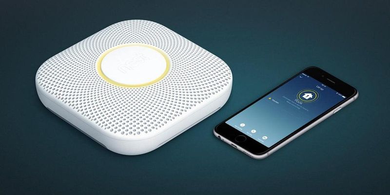 Google Nest Protect Slimme rook en koolmonoxidemelder Met batterij