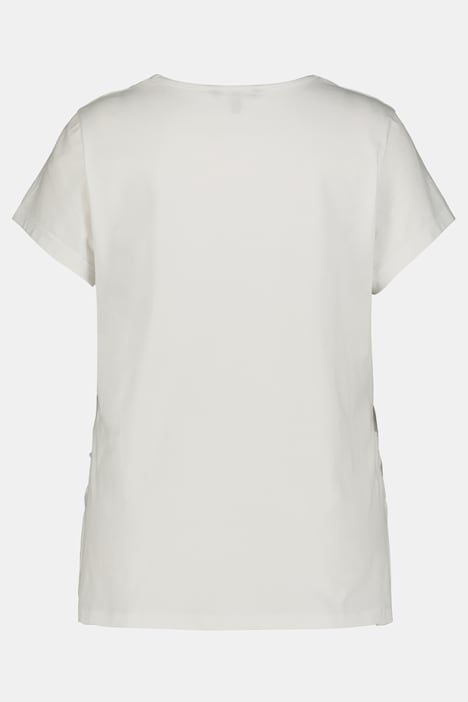 Bellieva T-Shirt, 2er-Pack, Umstandsmode, Rundhals, Kurzarm, Biobaumwolle GOTS