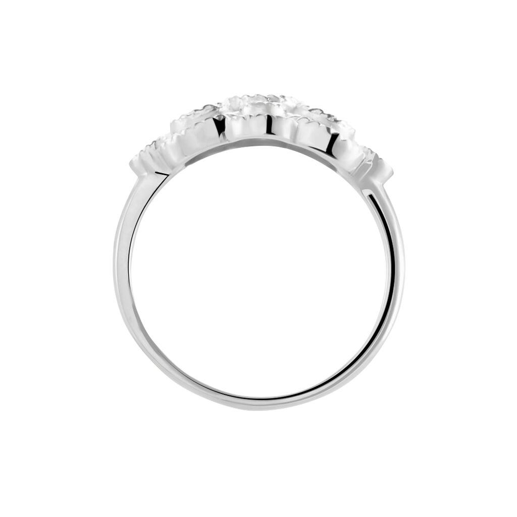 Bague Argent Boulonnaise Oxydes De Zirconium