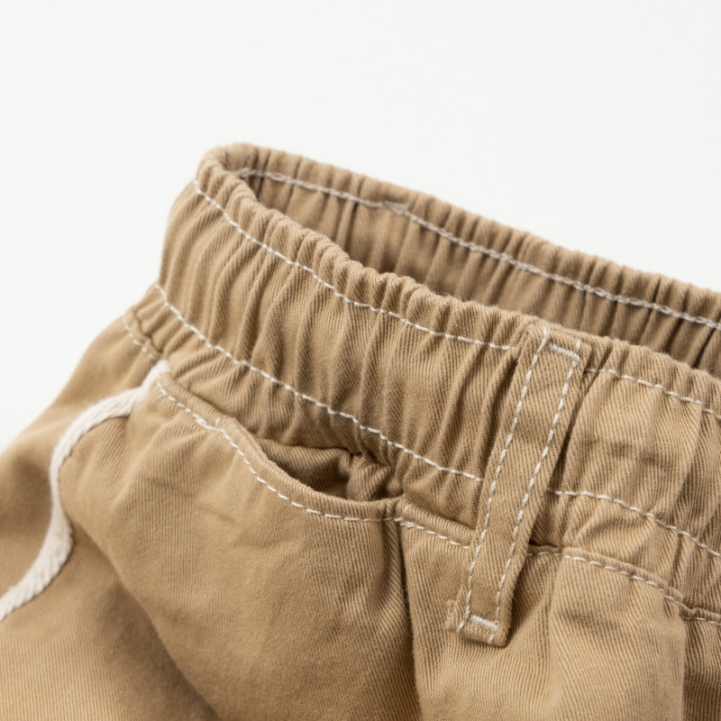PANTALON À COUTURE LÂCHE - BEIGE
