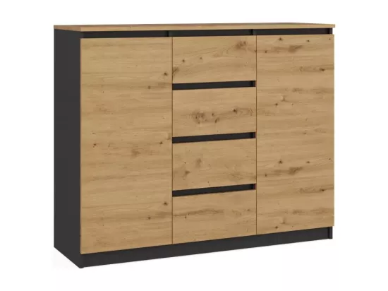 Malwa 2D4S/BA Commode ARTISAN EN ANTRACITE