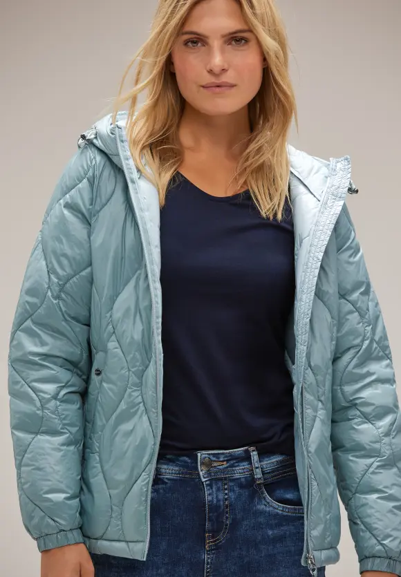 Jacke mit Bottle Steppung - polar mint