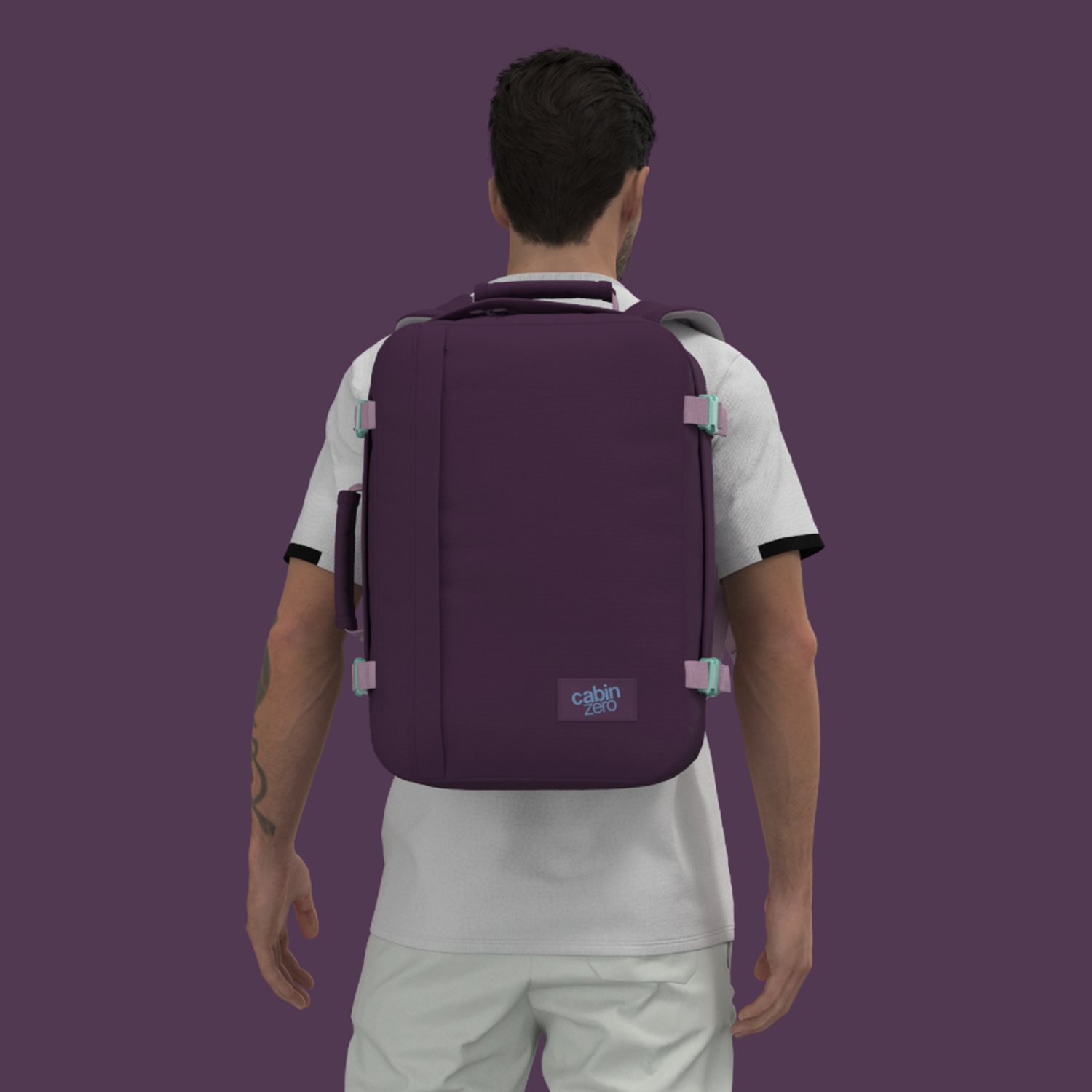CabinZero Classic 36L Ultra Light Cabin Bag midnight purple