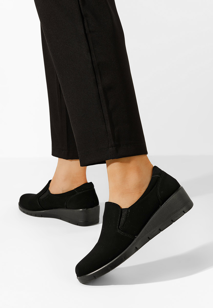 Chaussures casual femme noirs Utonia