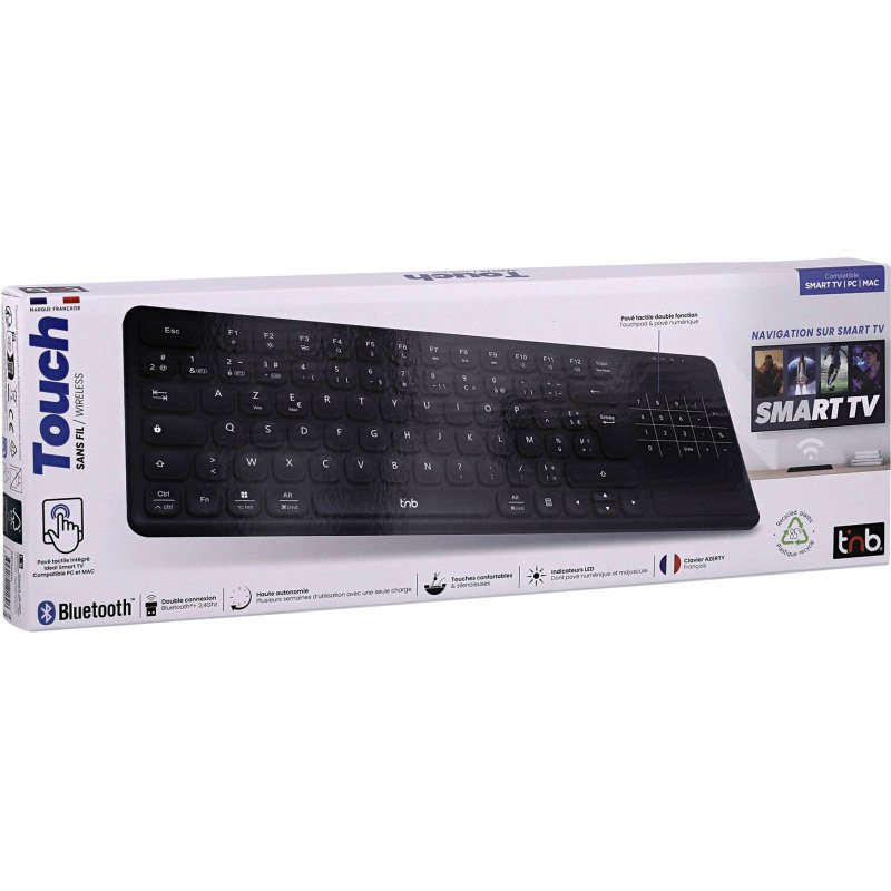 Clavier sans fil Slim Touch rechargeable T'nB