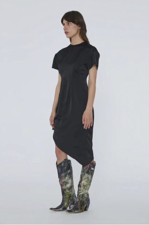 REMAIN Midi Knot Dress Black