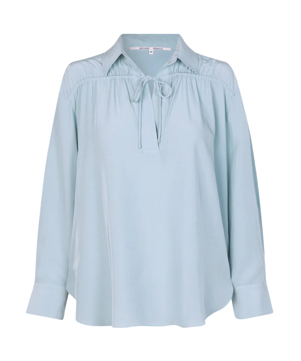 Second Female  Cibelle skjortebluse - Starlight Blue