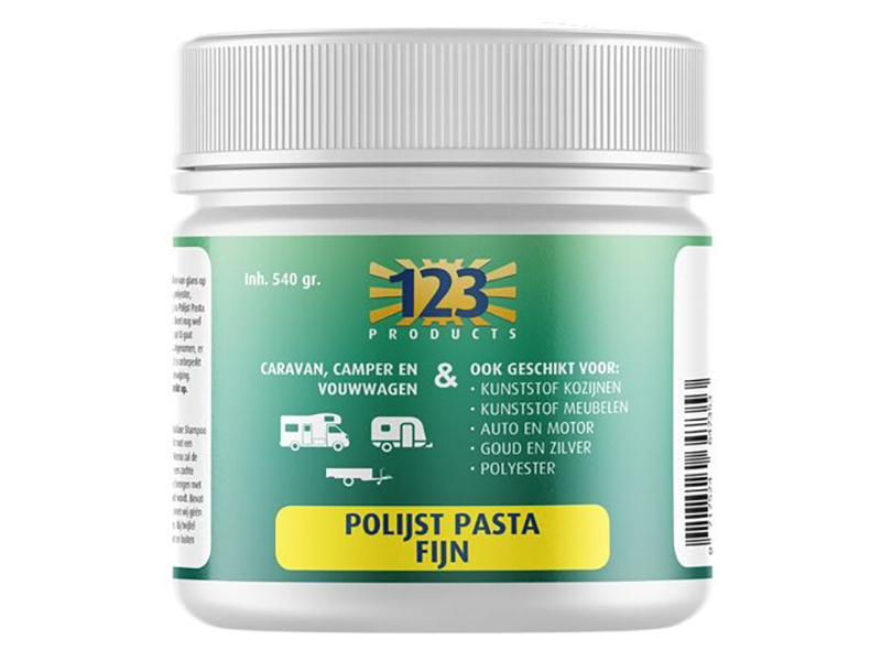 123 Products fijne polijstpasta - 450 gram