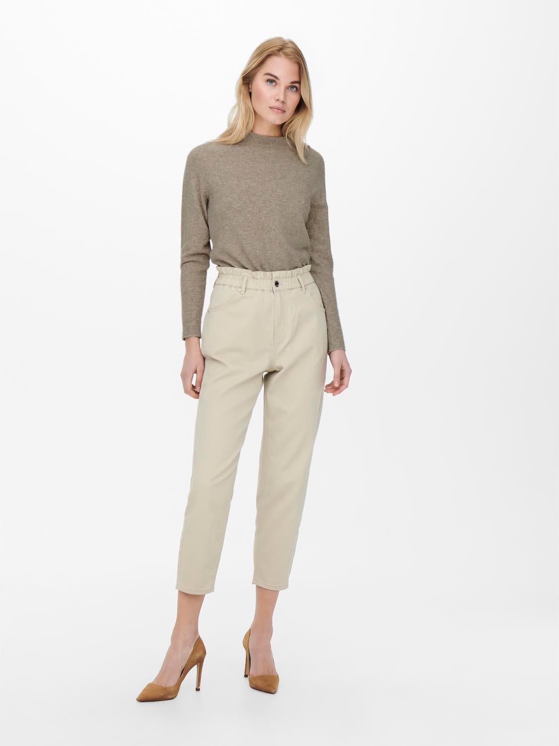 ONLRICA Strickpullover Beige