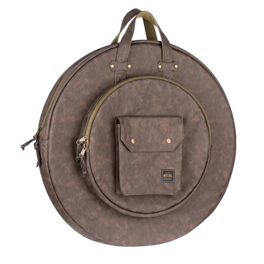 Meinl Vintage Hyde Cymbal Bag Dark Brown bekkentas 22 inch