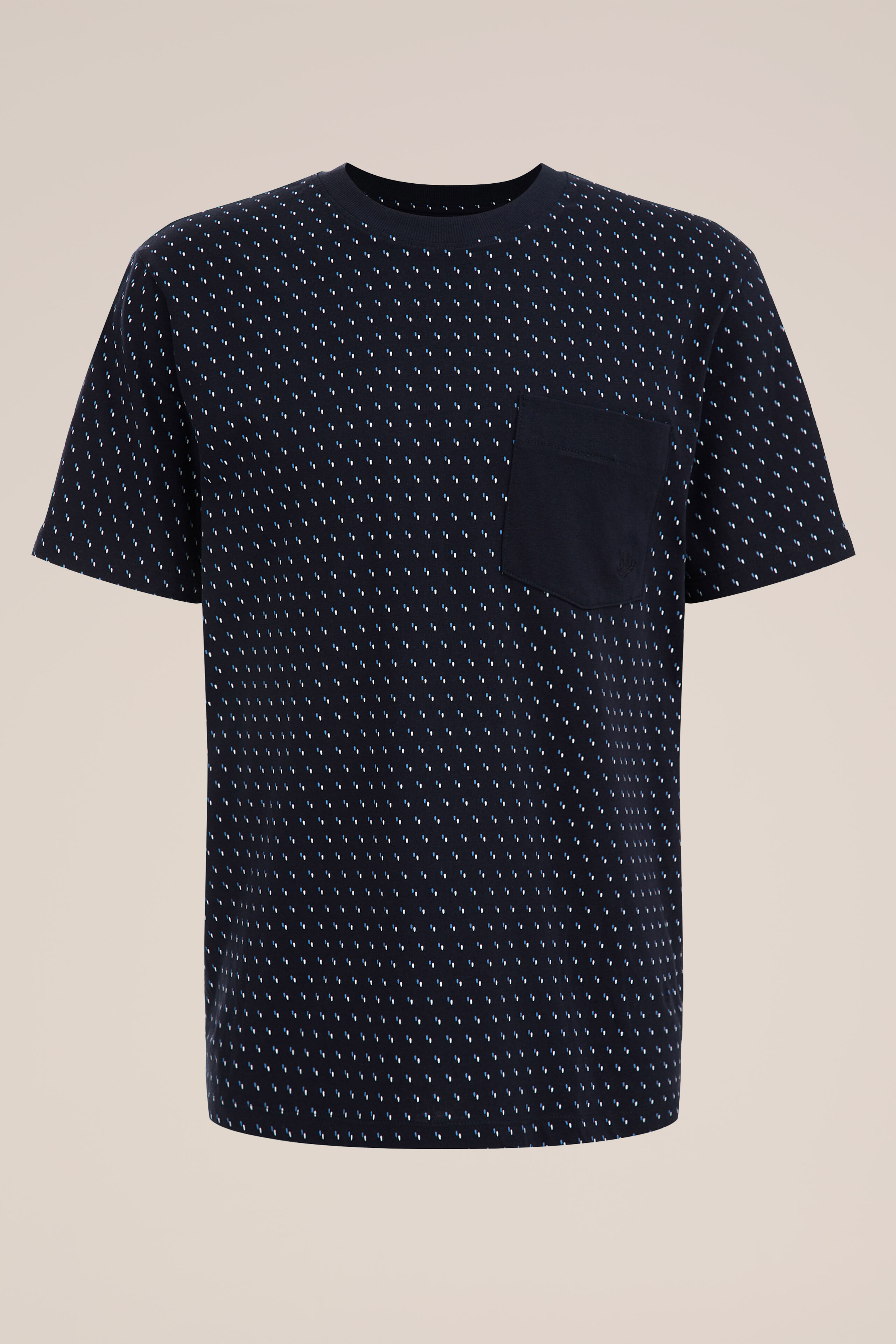 pyjamashirt met dessin WE Fashion Donkerblauw