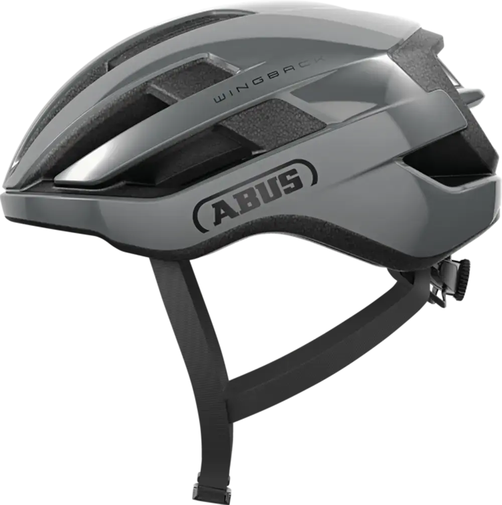 Abus WingBack Race Fietshelm Grijs